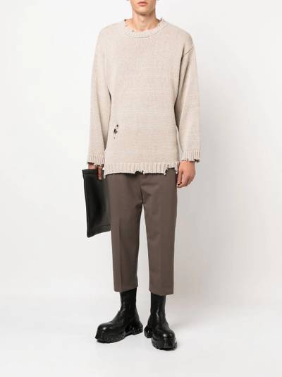 Rick Owens tapered-leg cropped trousers outlook