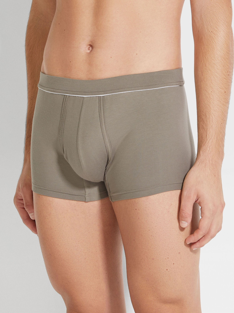 ZEGNA GREEN MODAL BLEND TRUNKS outlook