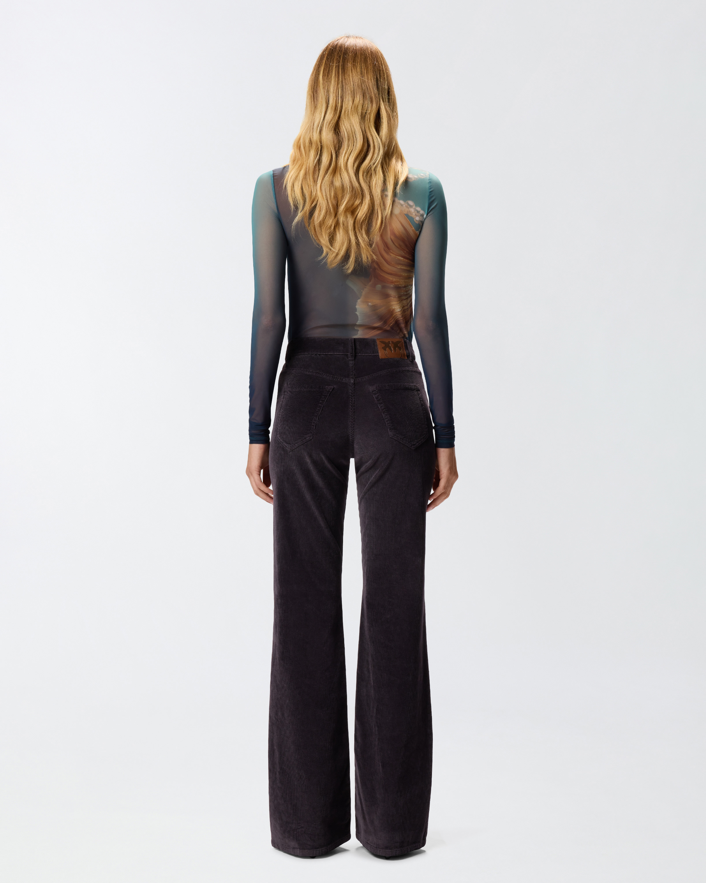 FLARED CORDUROY TROUSERS - 4