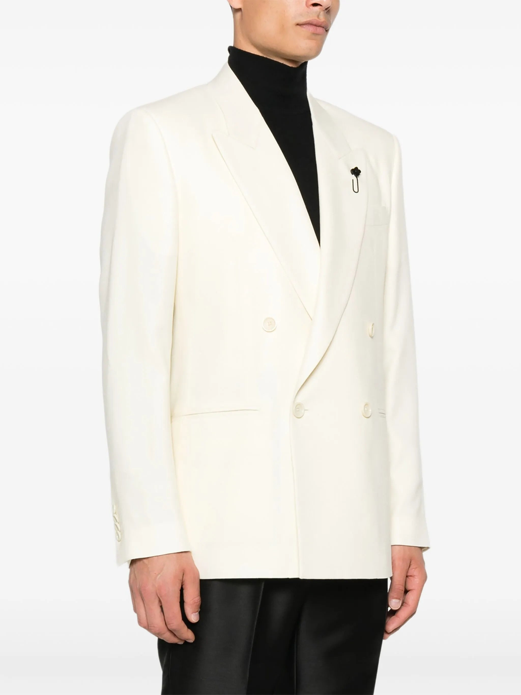 Lardini Double-breasted Blazer - 5