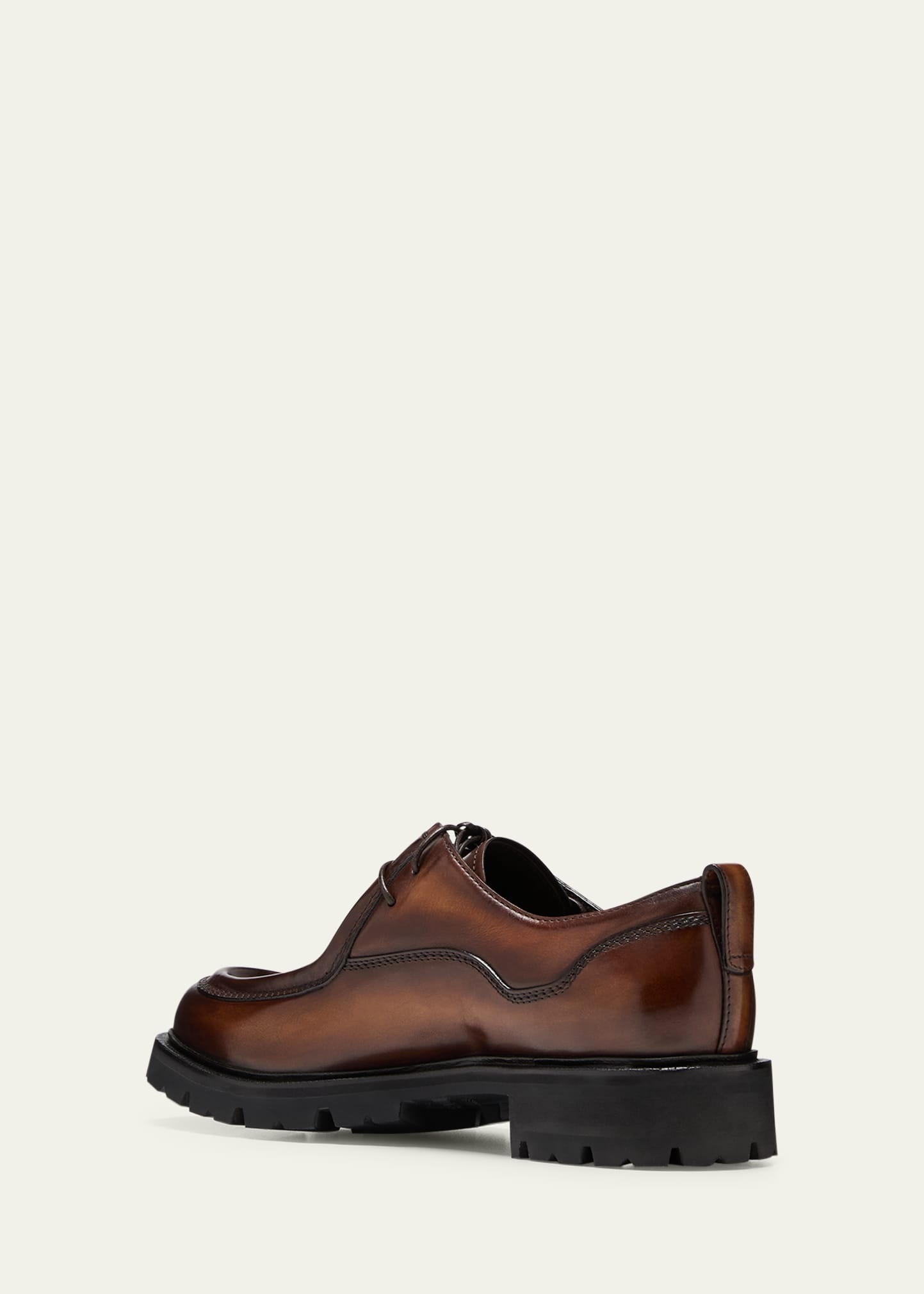 Men's Brunico Lug Sole Leather Derby Shoes - 4