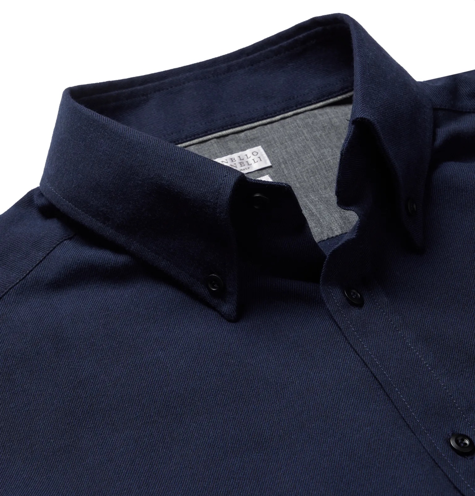 Button-Down Collar Cotton-Twill Shirt - 5