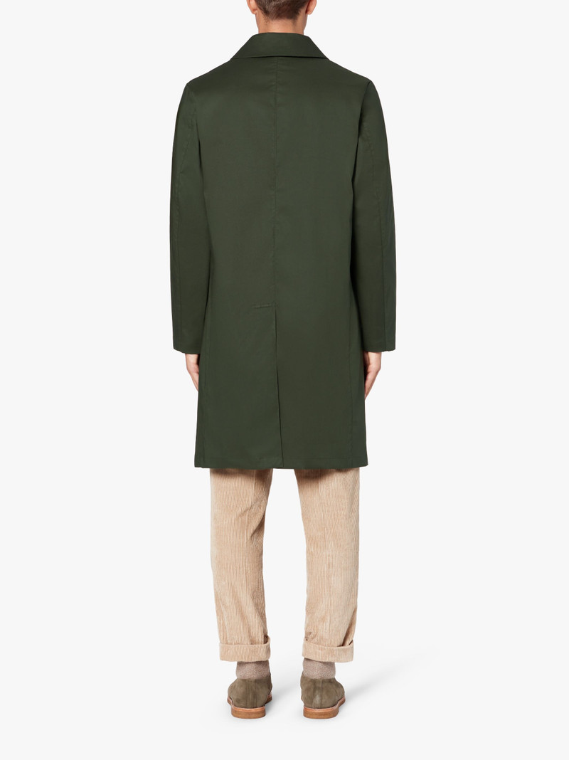 MANCHESTER BOTTLE GREEN RAINTEC COTTON 3/4 COAT 3