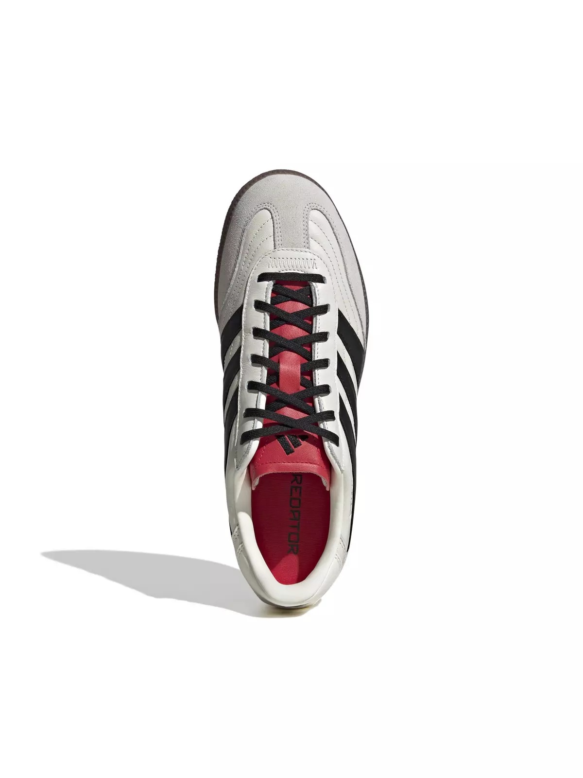 Predator Freestyle Indoor "Off White/Core Black/Pure Ruby" Unisex Soccer Shoe - 5