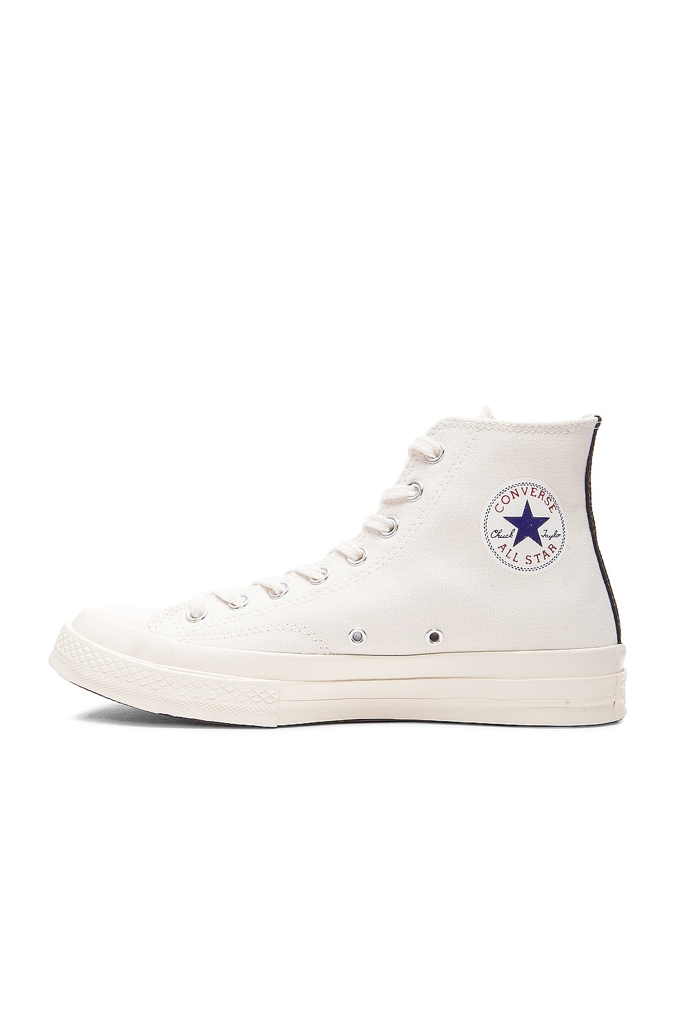 Converse Large Emblem High Top Canvas Sneakers - 5