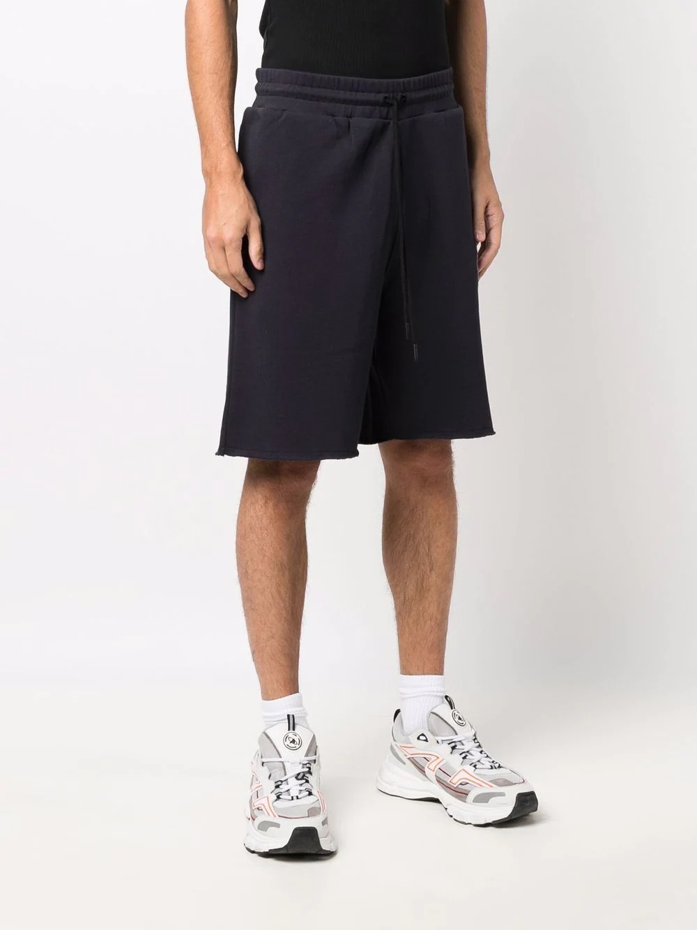 2 Moncler 1952 logo print track shorts - 3