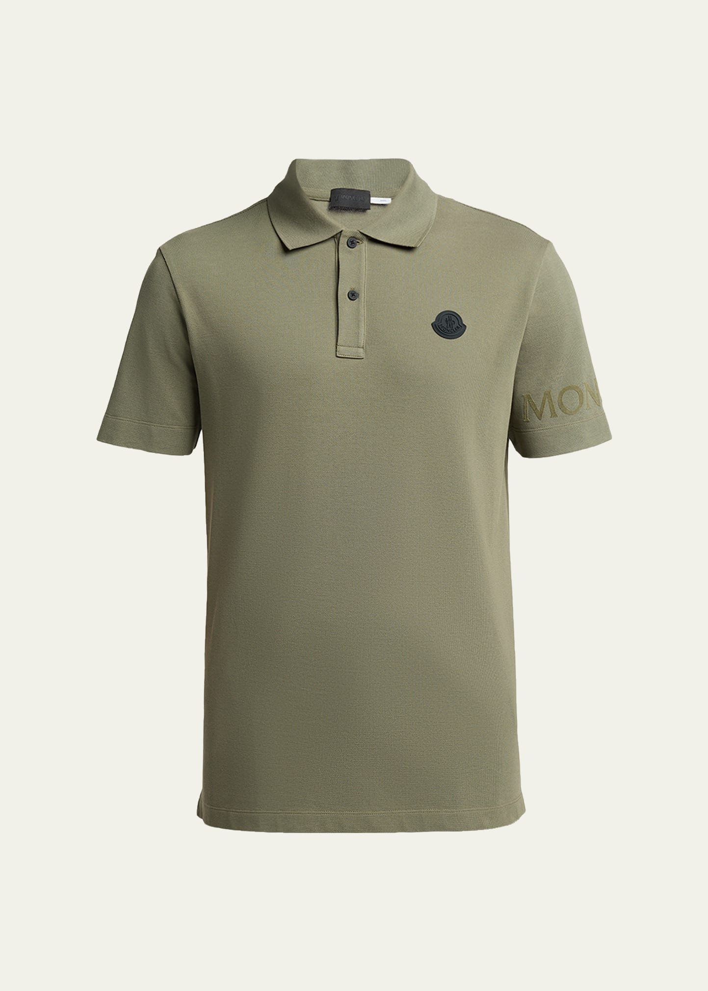 Men's Sleeve-Logo Pique Polo Shirt - 1