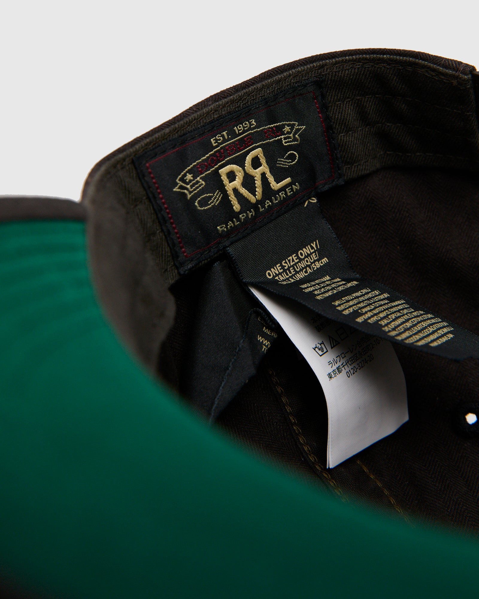 Twill Baseball Cap in Black - 5