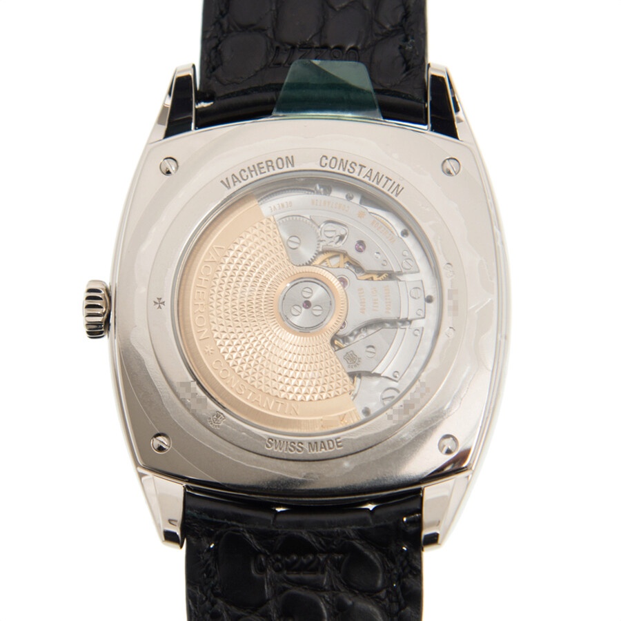 Vacheron Constantin Harmony Dual Time Men's Black Leather Watch 7810S/000G-B142 - 3