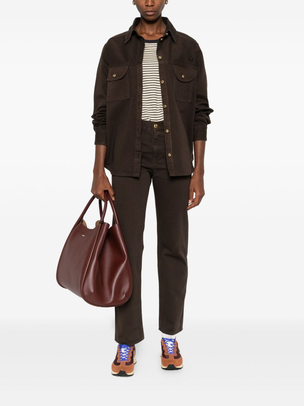 Berber double-pocket button-down shirt - 2