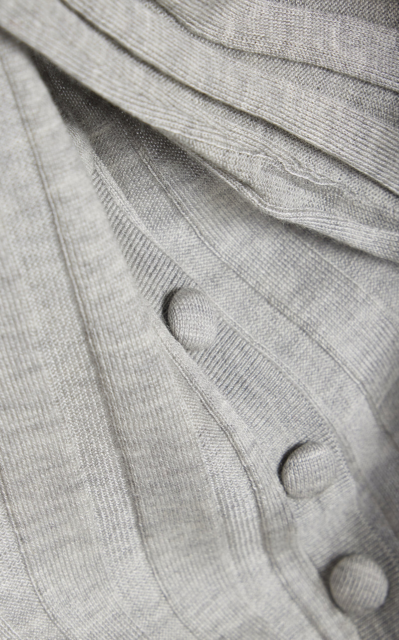Hattie Cashmere-Blend Cardigan grey 5