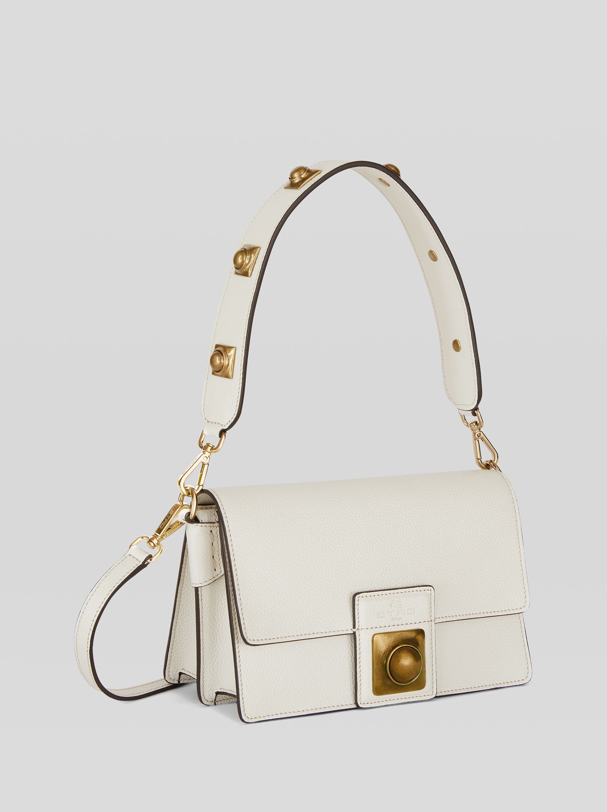 CROWN ME LEATHER SHOULDER BAG - 4