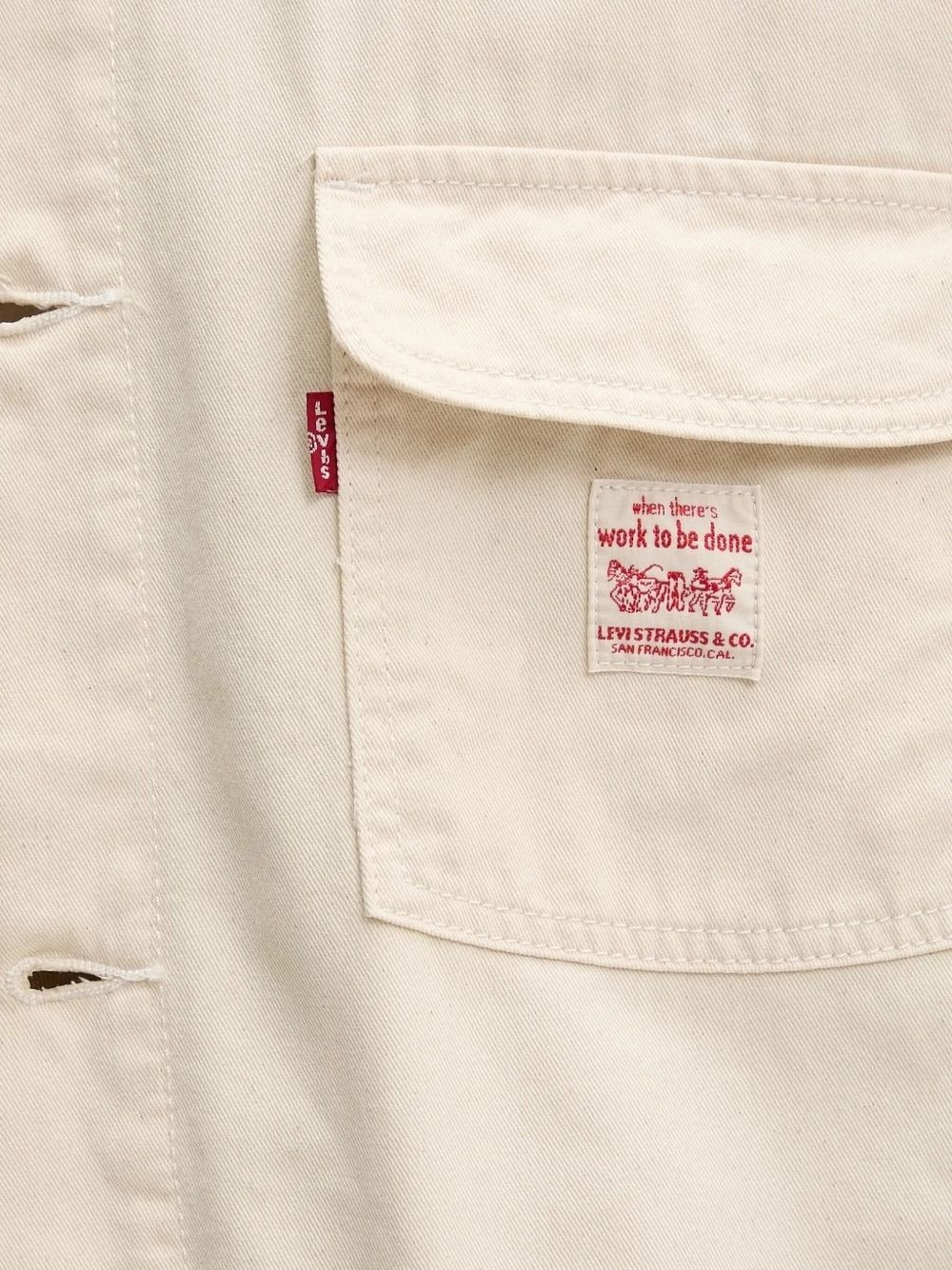 patch-pocket work jacket - 4