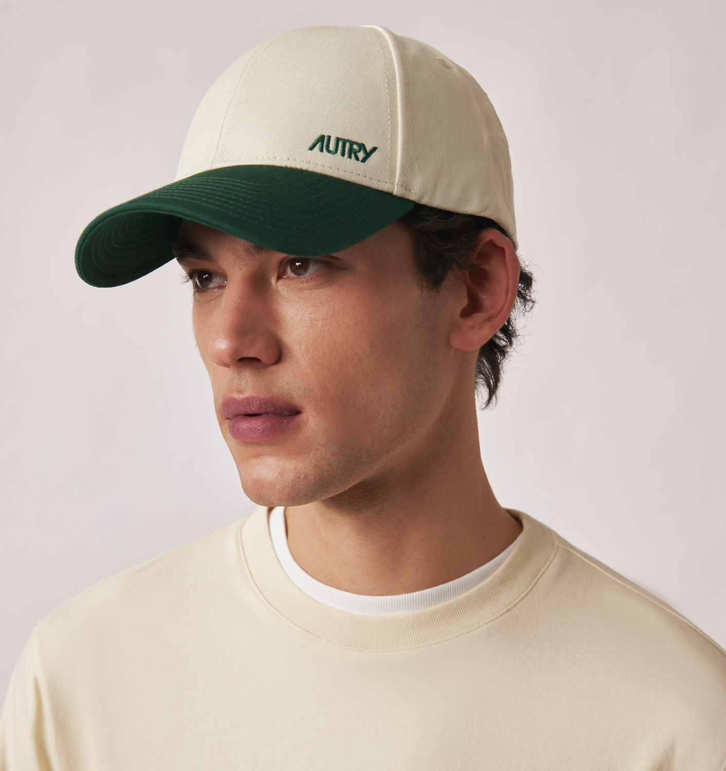 UNISEX EMBROIDERED LOGO BICOLOR BASEBALL CAP - 2