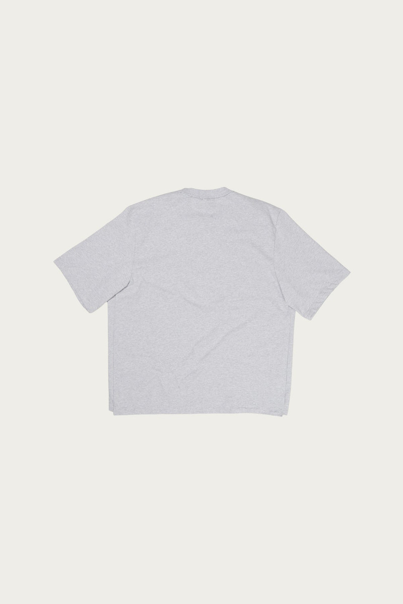 CAMIEL FORTGENS Big Tee - Grey Melange Heavy Jersey outlook