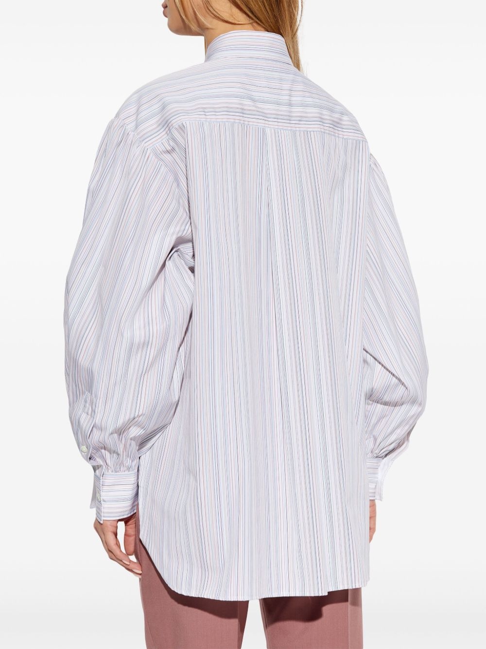 striped cotton shirt - 4