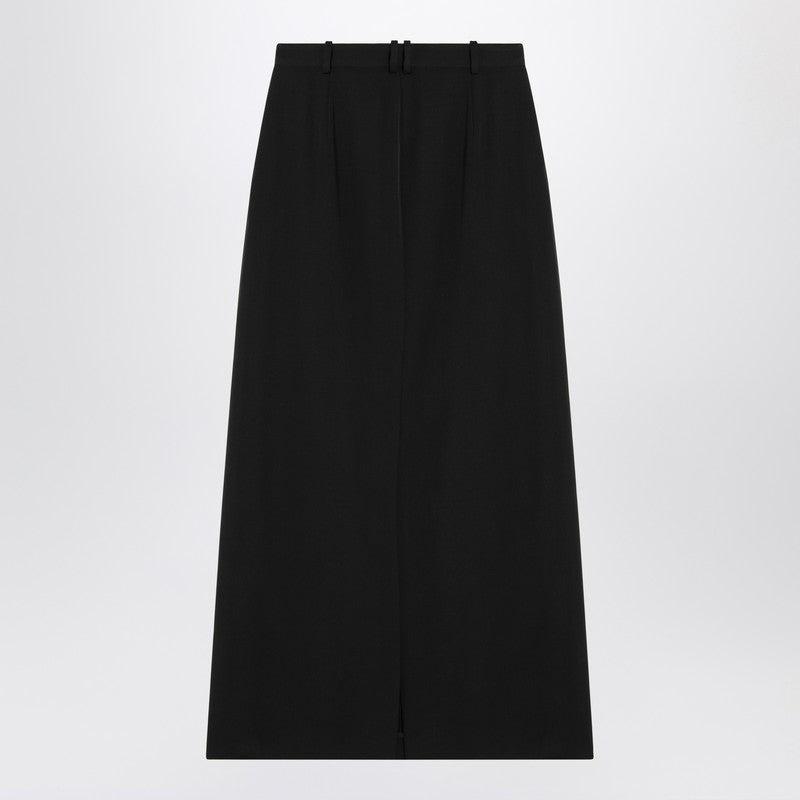 BLACK WOOL ROUX SKIRT - 2