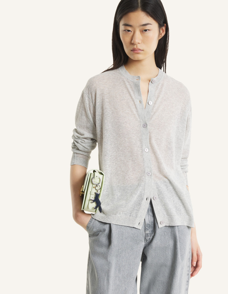 Maison Kitsuné SEE-THROUGH LONG CARDIGAN outlook