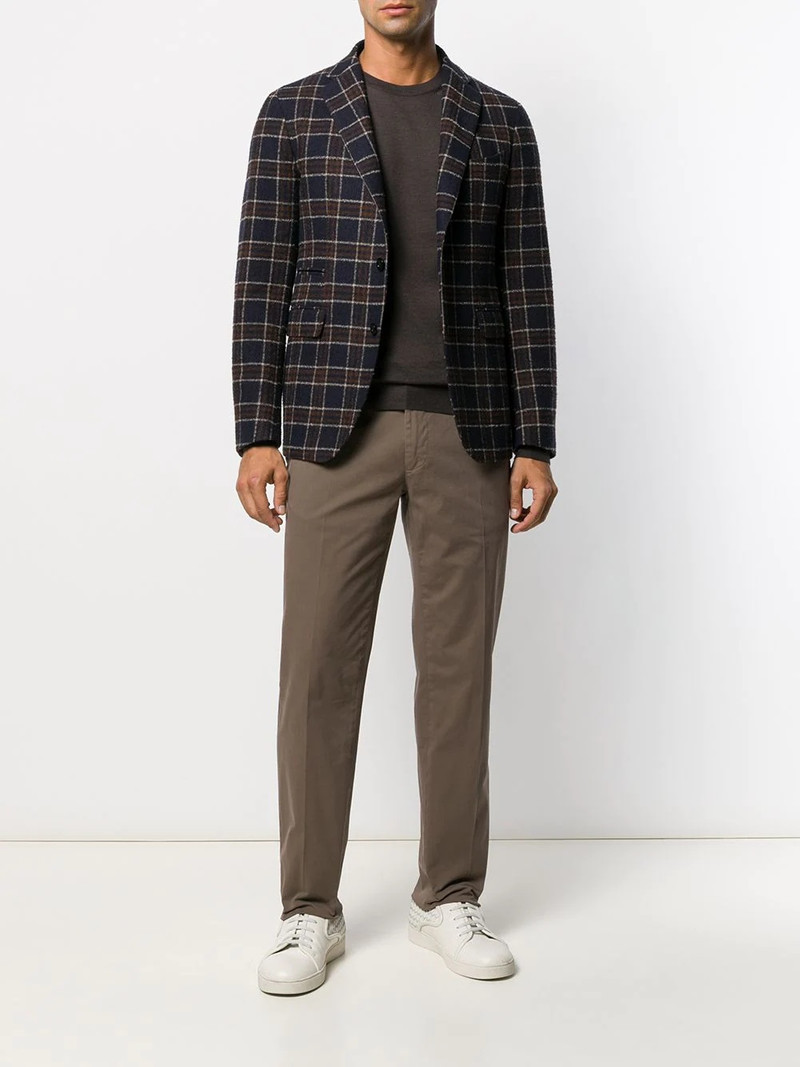 Canali long-sleeve fitted sweater outlook