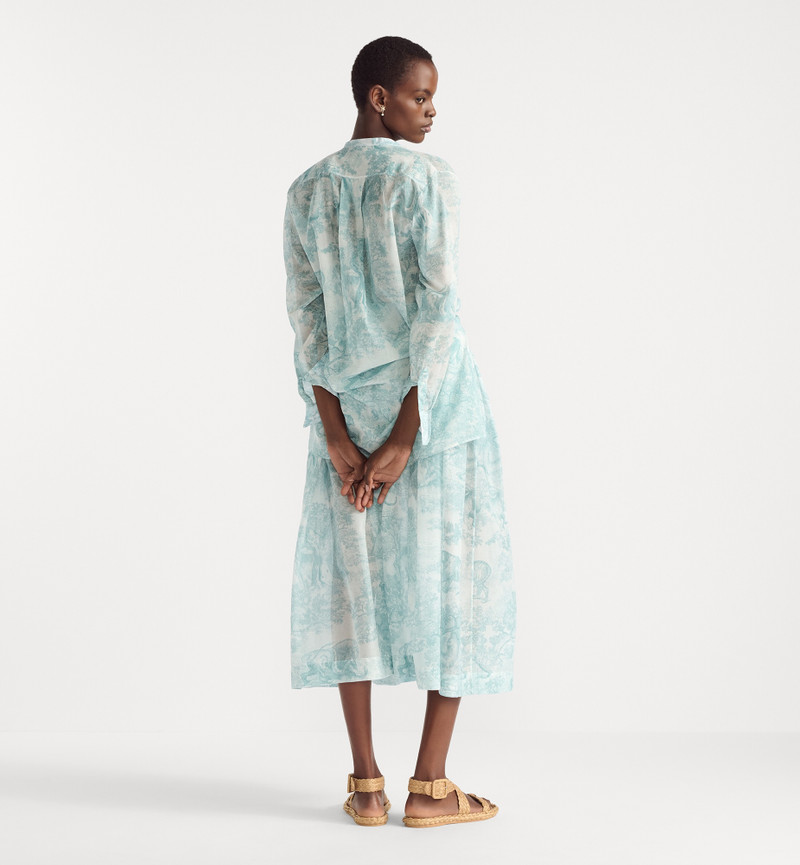 Dioriviera Mid-Length Flared Skirt 3