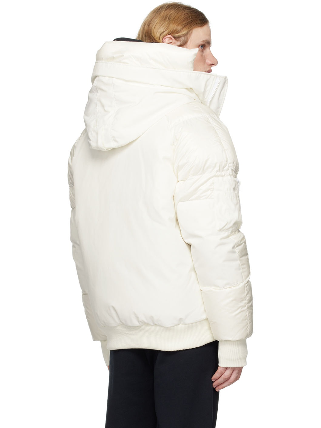 White 'Paradigm' Chilliwack Bomber Down Jacket - 3