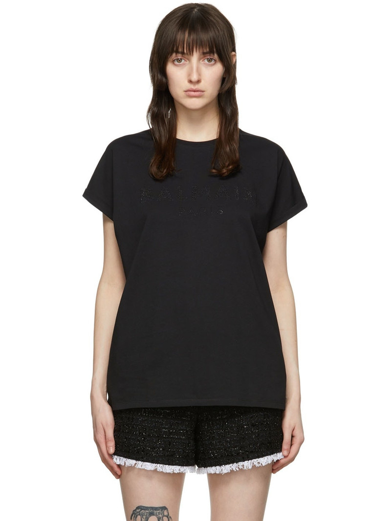 Black Cotton T-Shirt 1