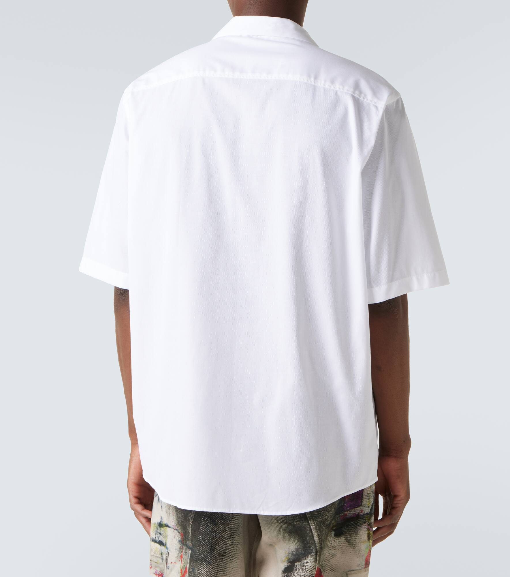 Embroidered cotton poplin shirt - 4