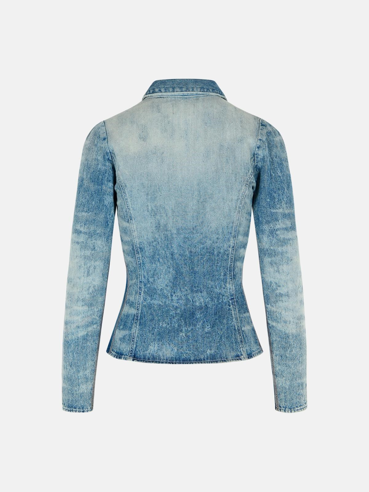 'MASLY' LIGHT BLUE COTTON SHIRT - 3