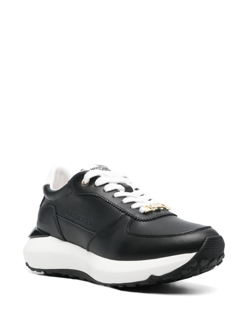 Moschino leather sneakers outlook