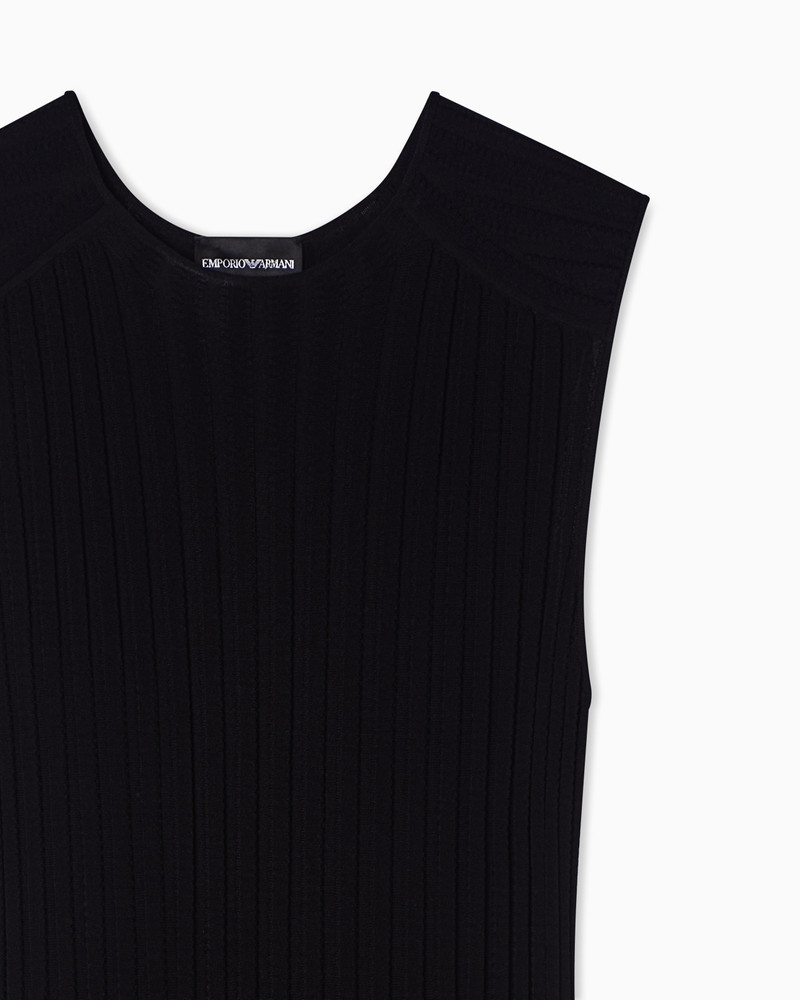 EMPORIO ARMANI KNITTED DRESS WITH ROUGE DETAIL outlook
