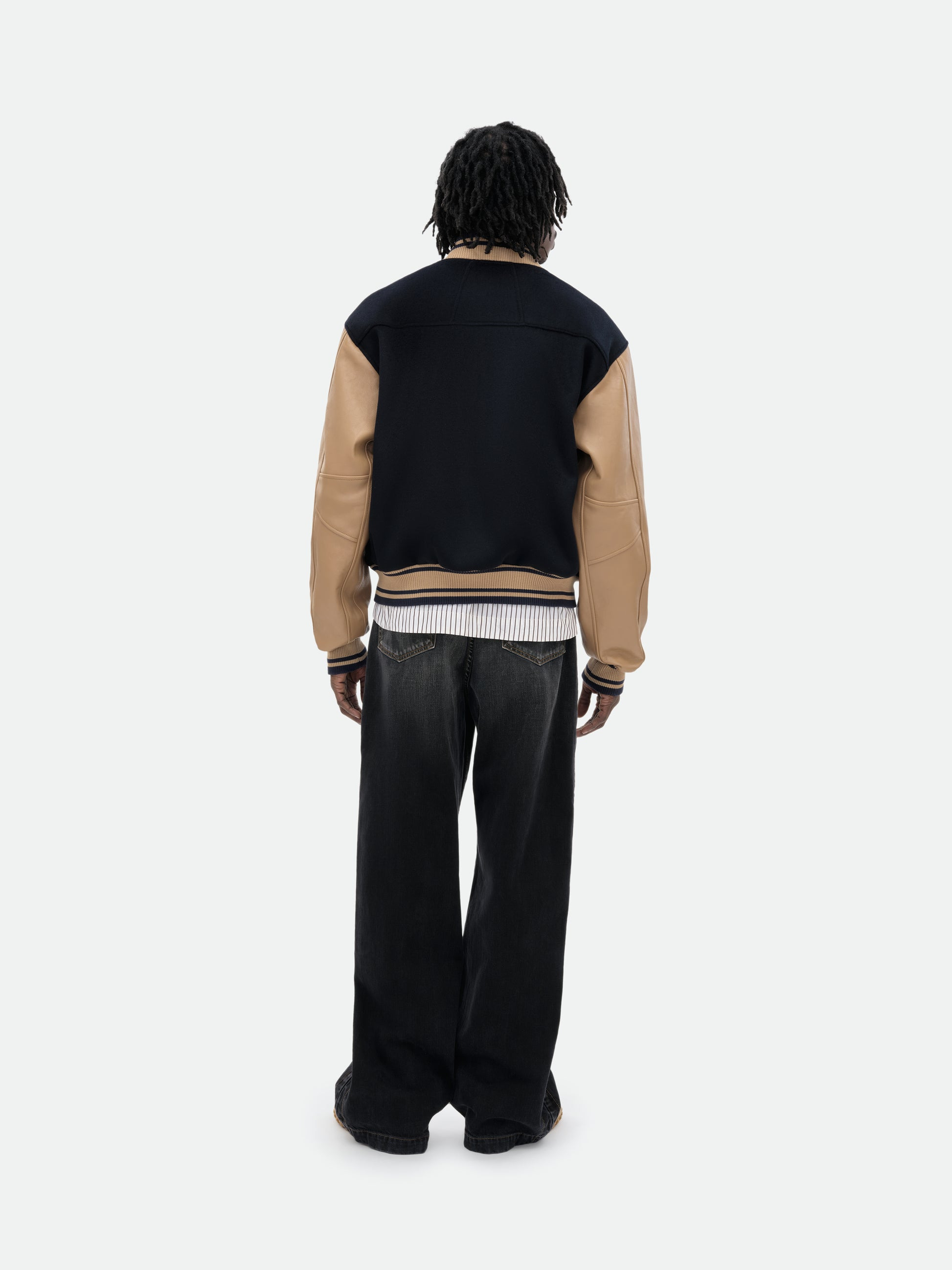RHUDE COLLEGIATE VARSITY JACKET - 3