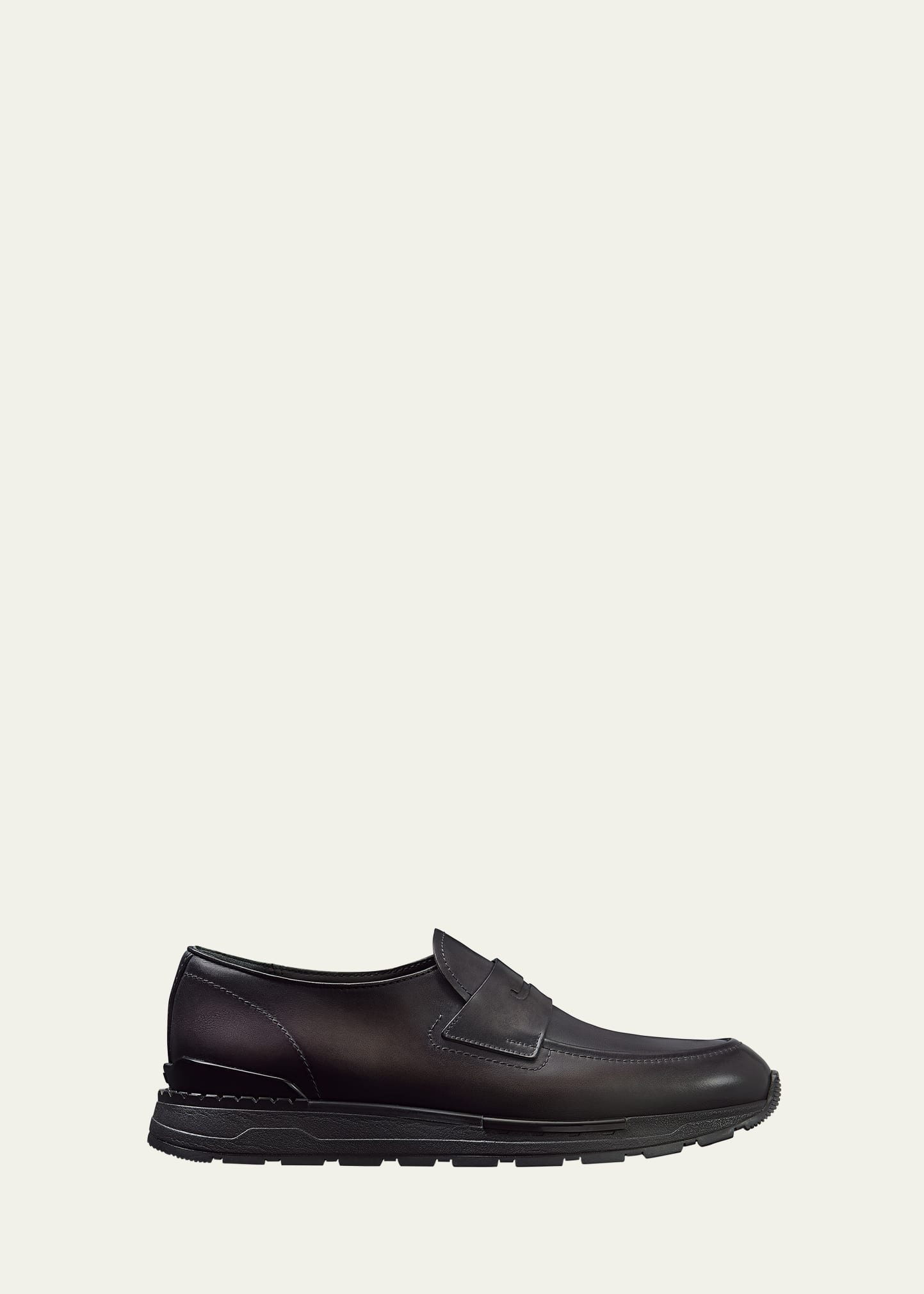 Men's Fast Track Leather Loafers - 1