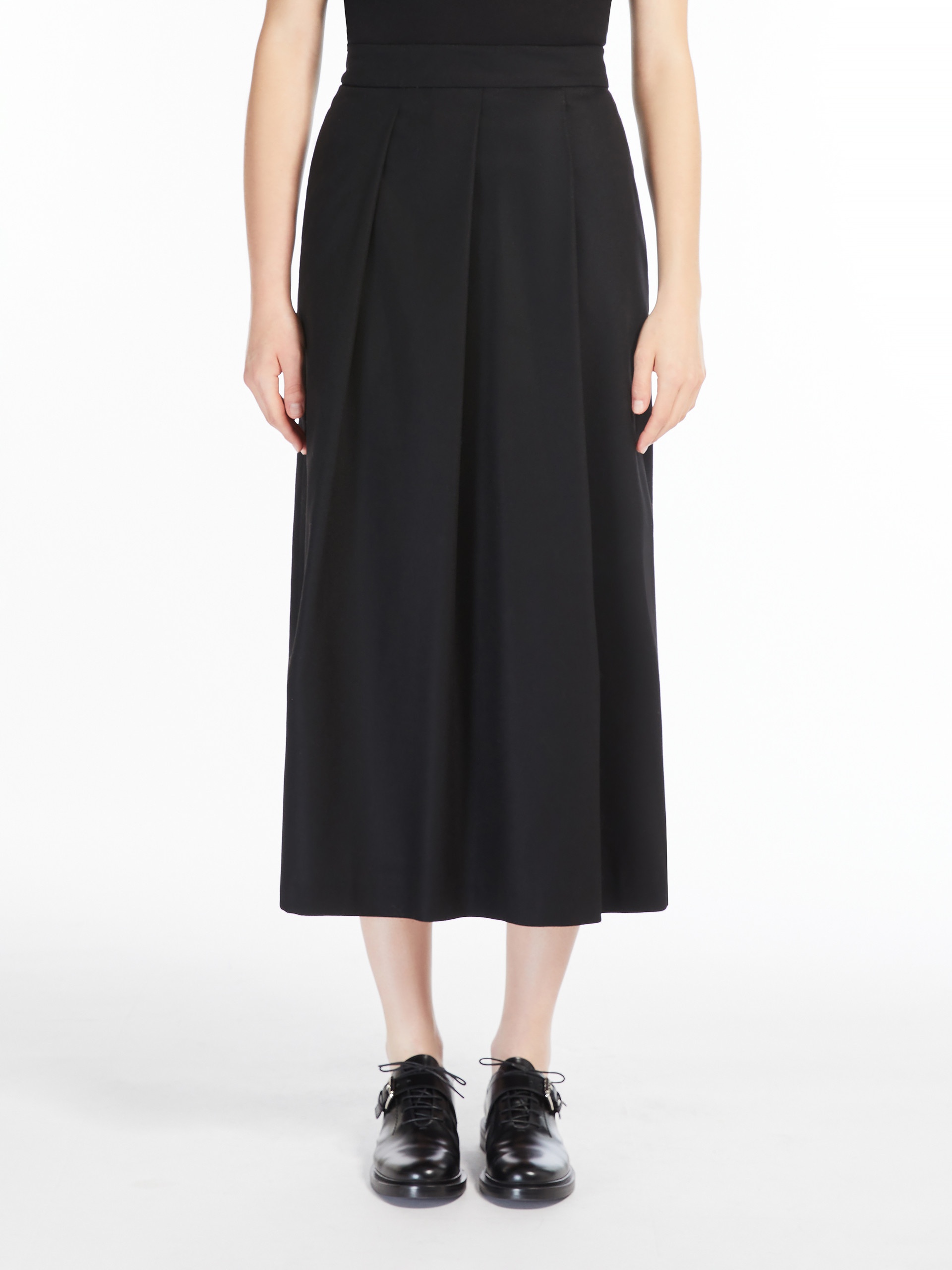CATERINA Flannel flared skirt - 3