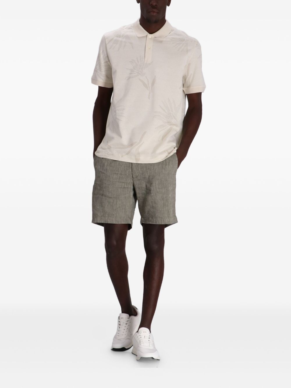 Parris floral-patterned polo shirt - 2