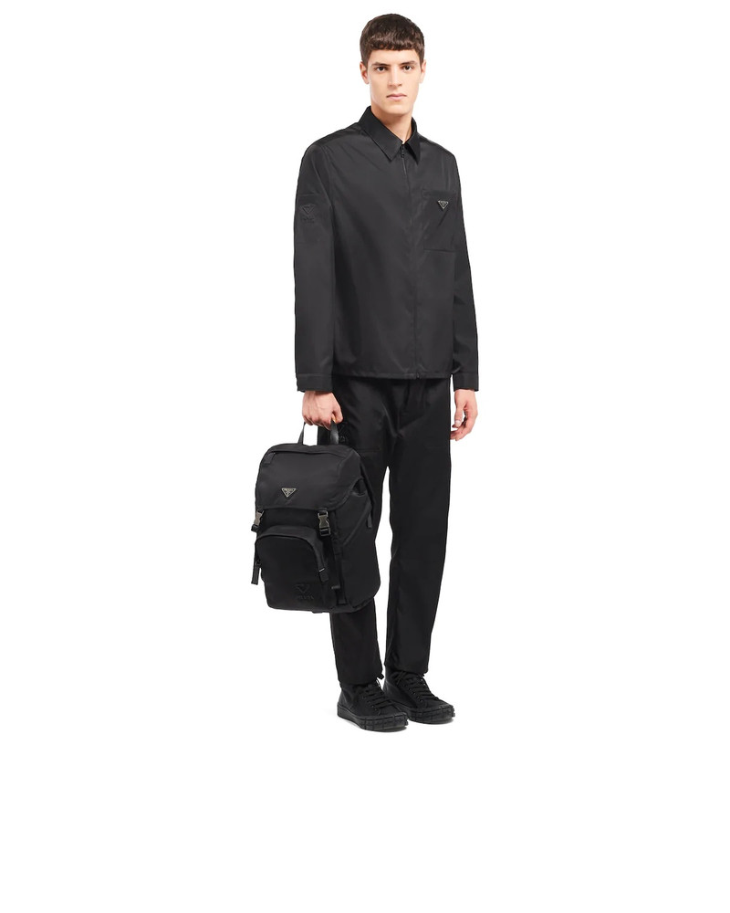 Re-Nylon and Saffiano leather backpack 7