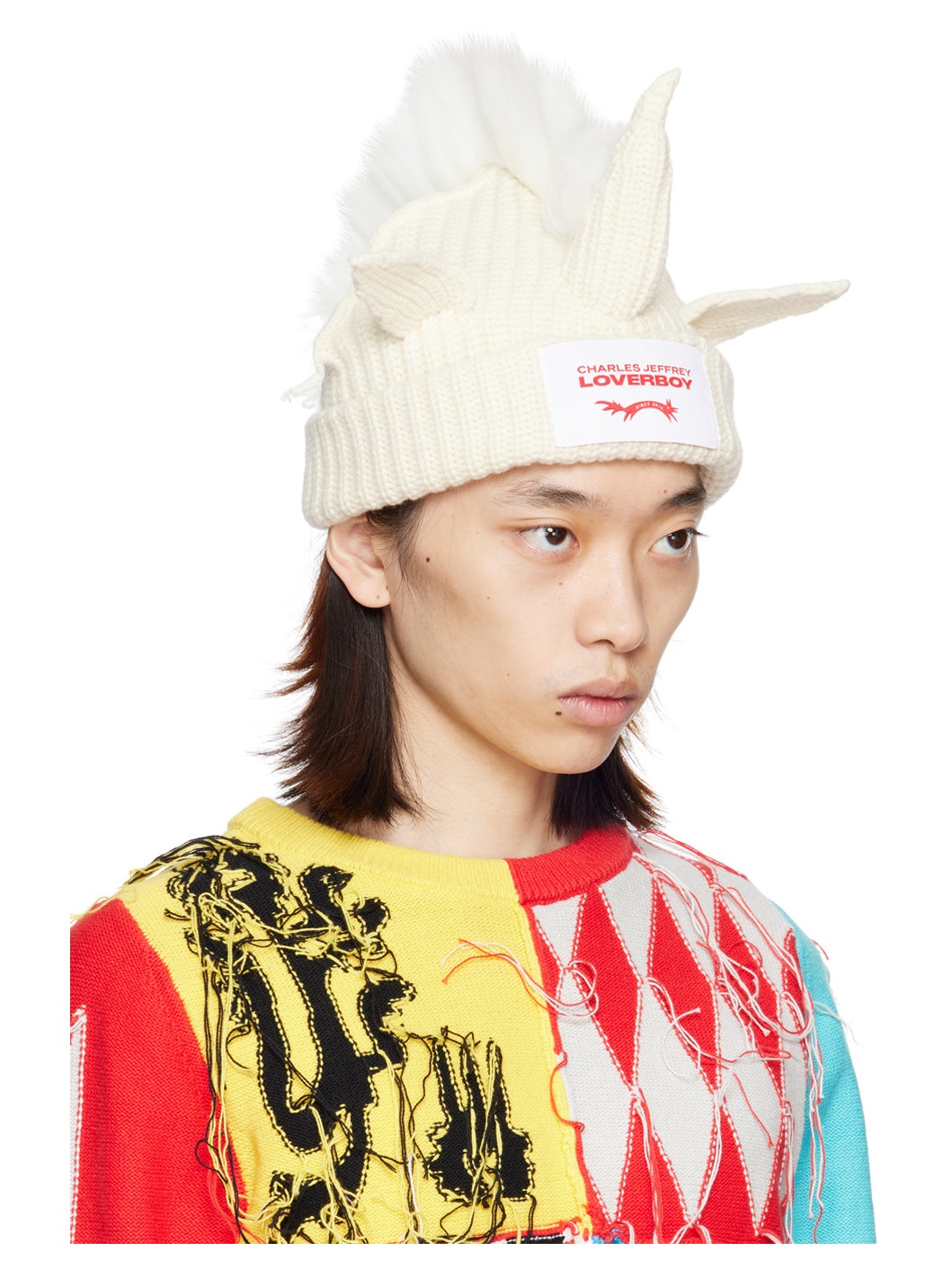 Off-White Chunky Unicorn Beanie - 2