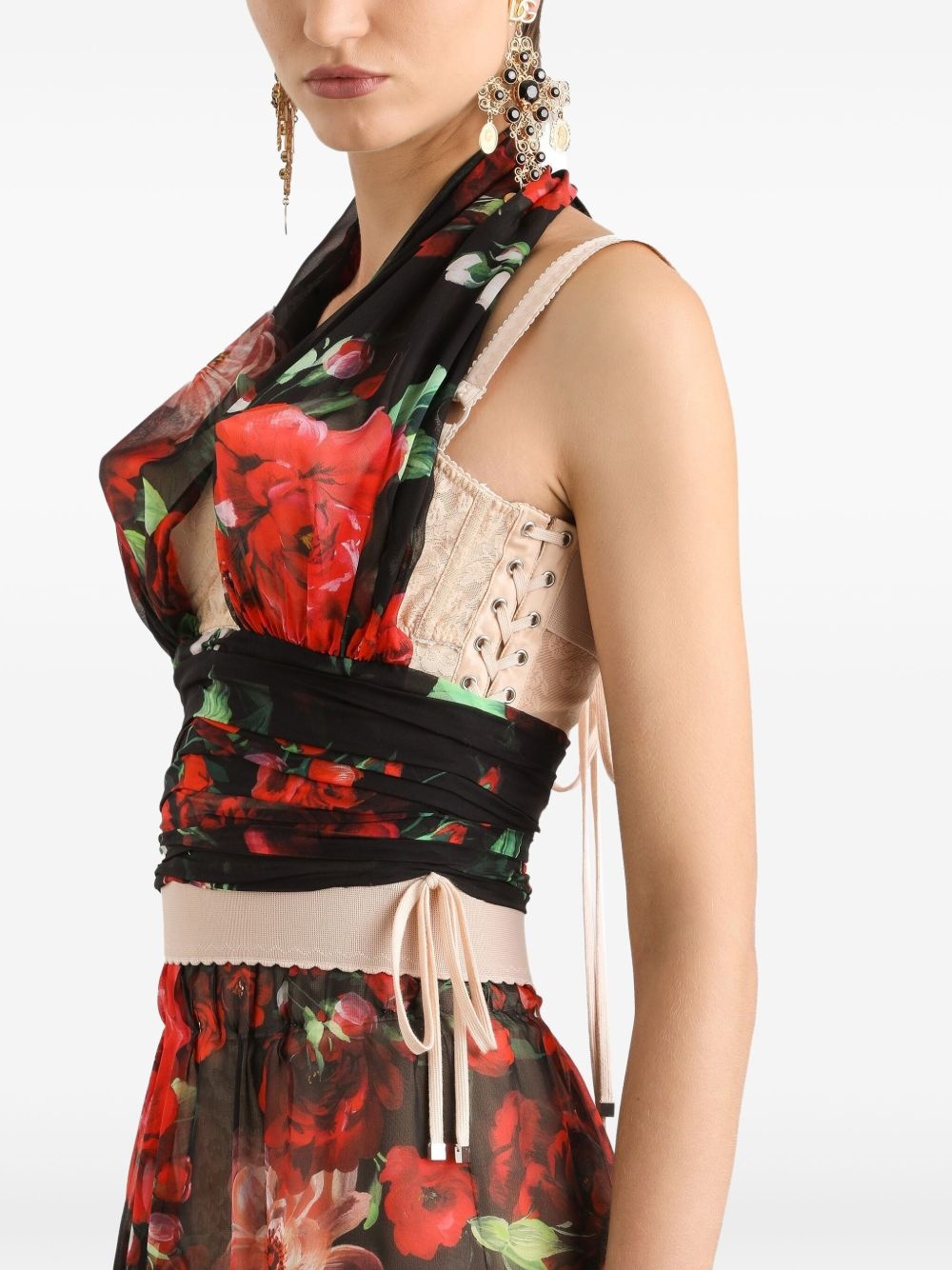 floral-print top - 5