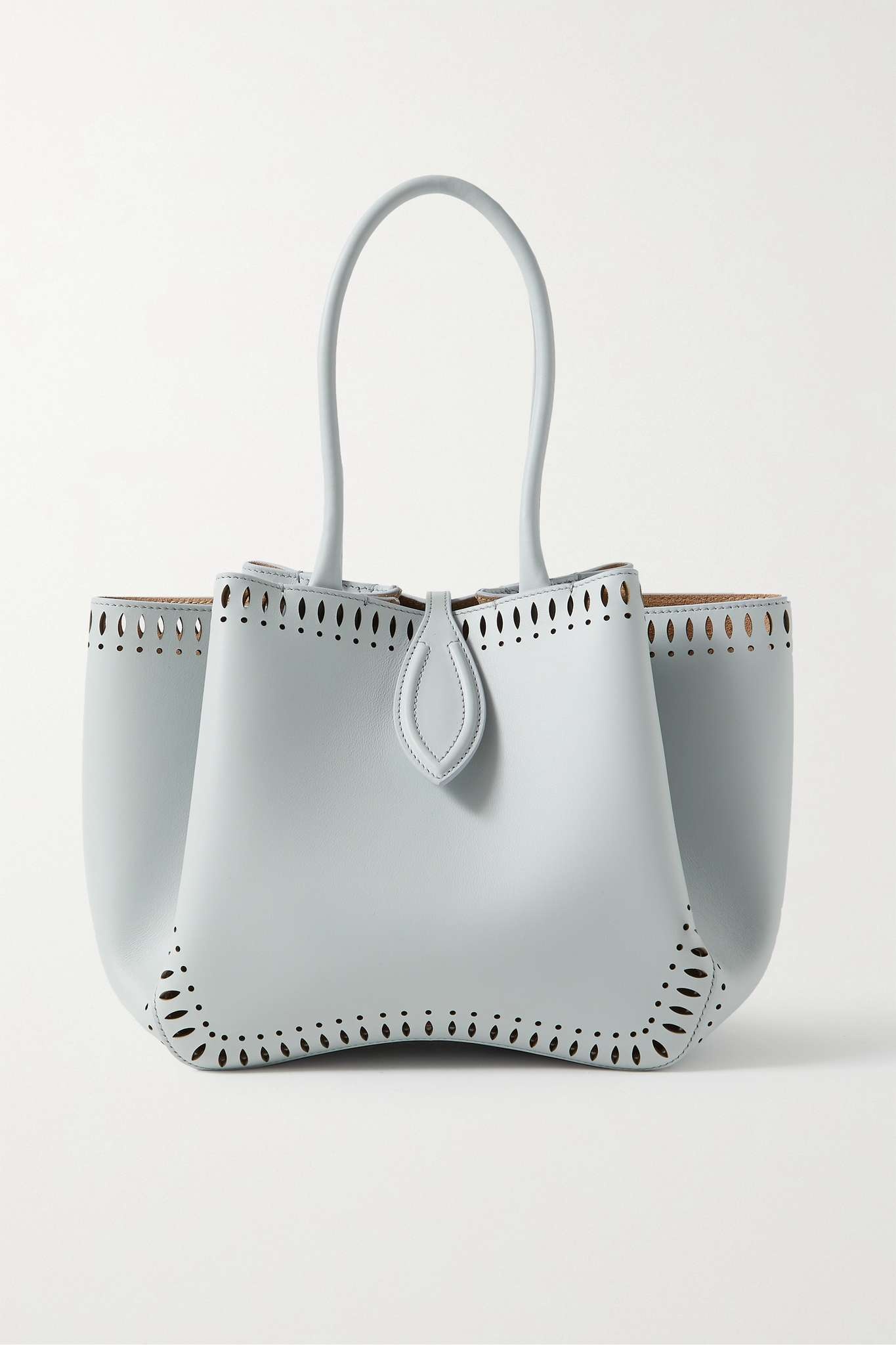 Angèle 20 XS laser-cut leather tote - 1