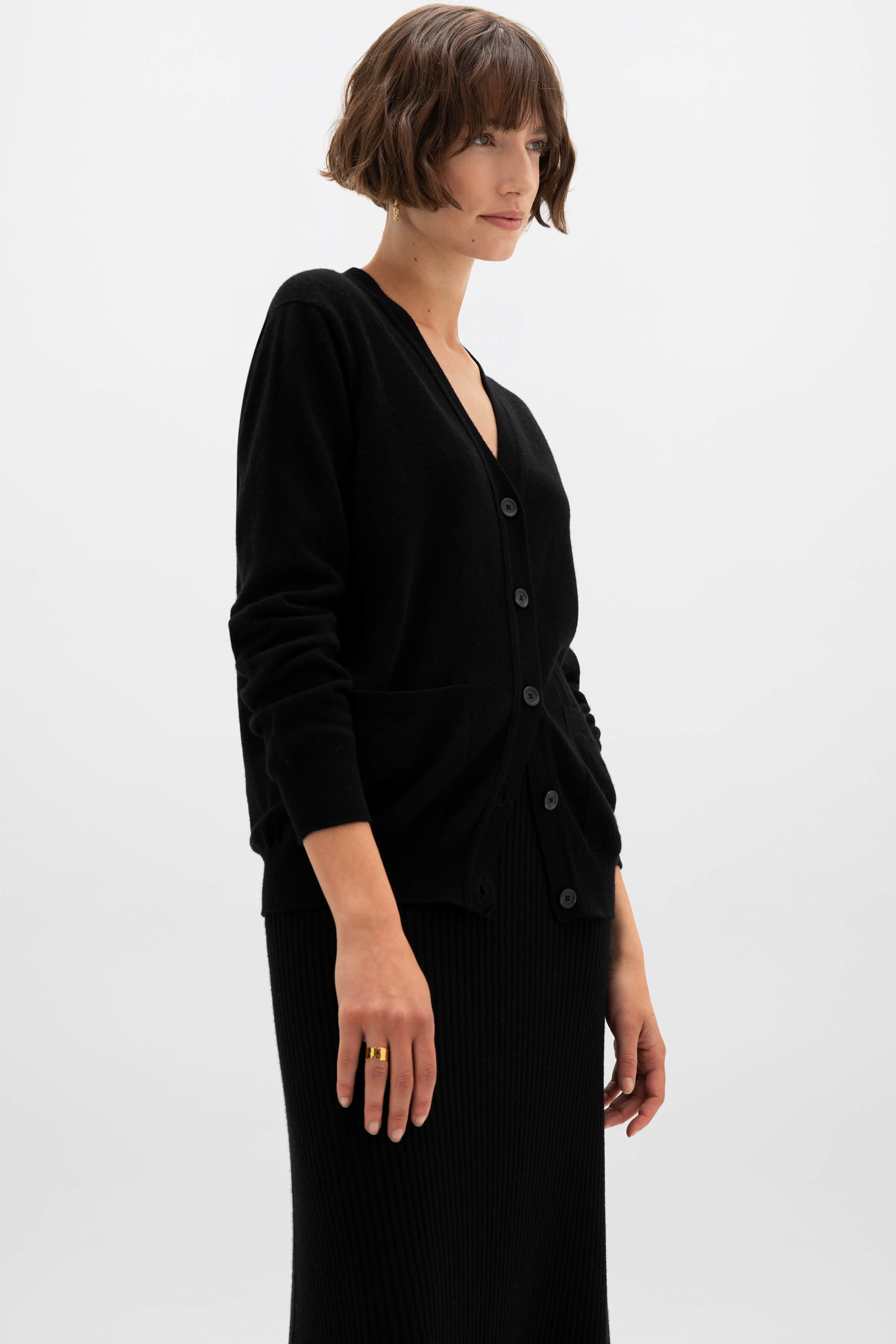 Cashmere Boyfriend Cardigan - 3