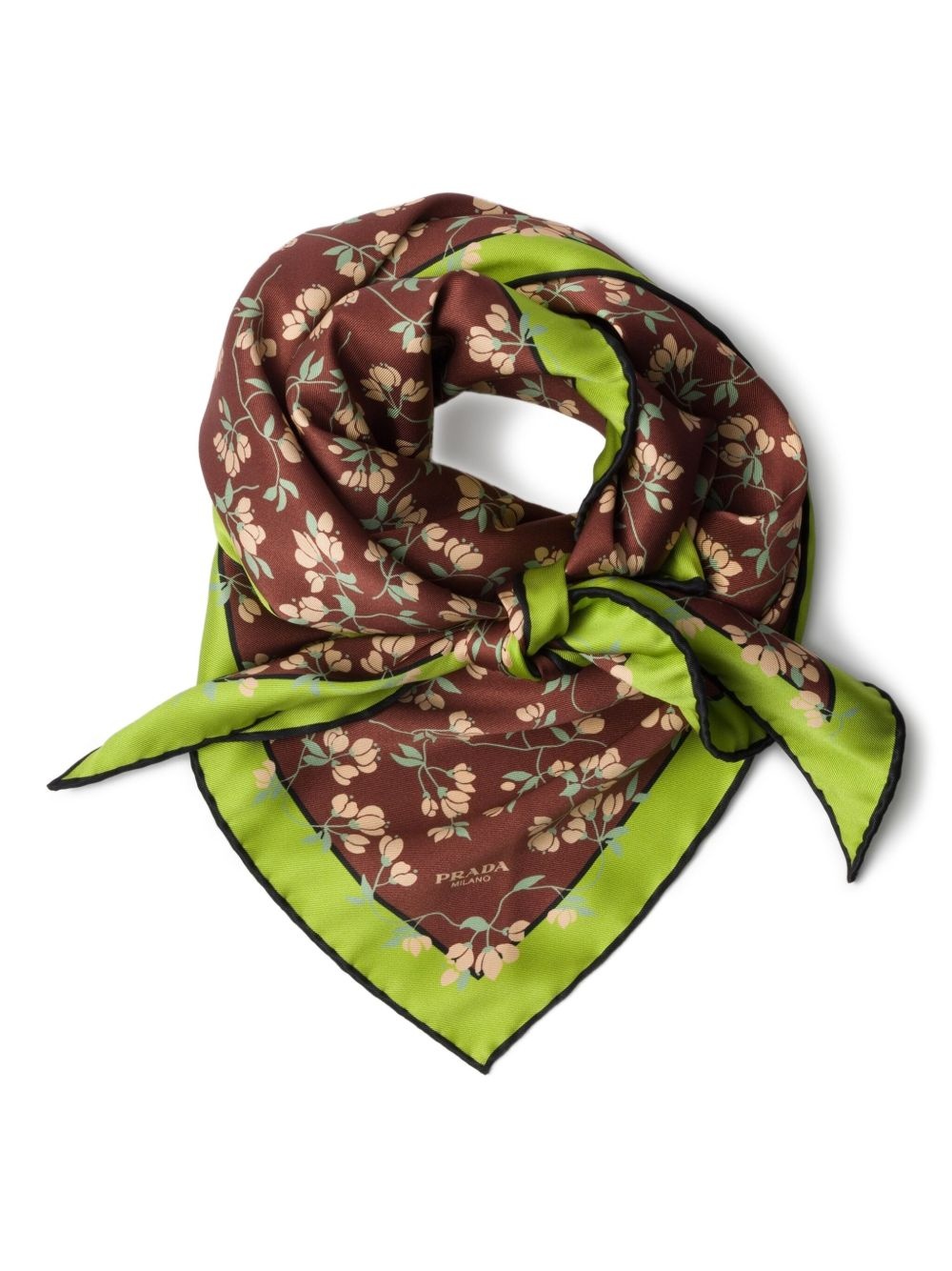 floral-print scarf - 2