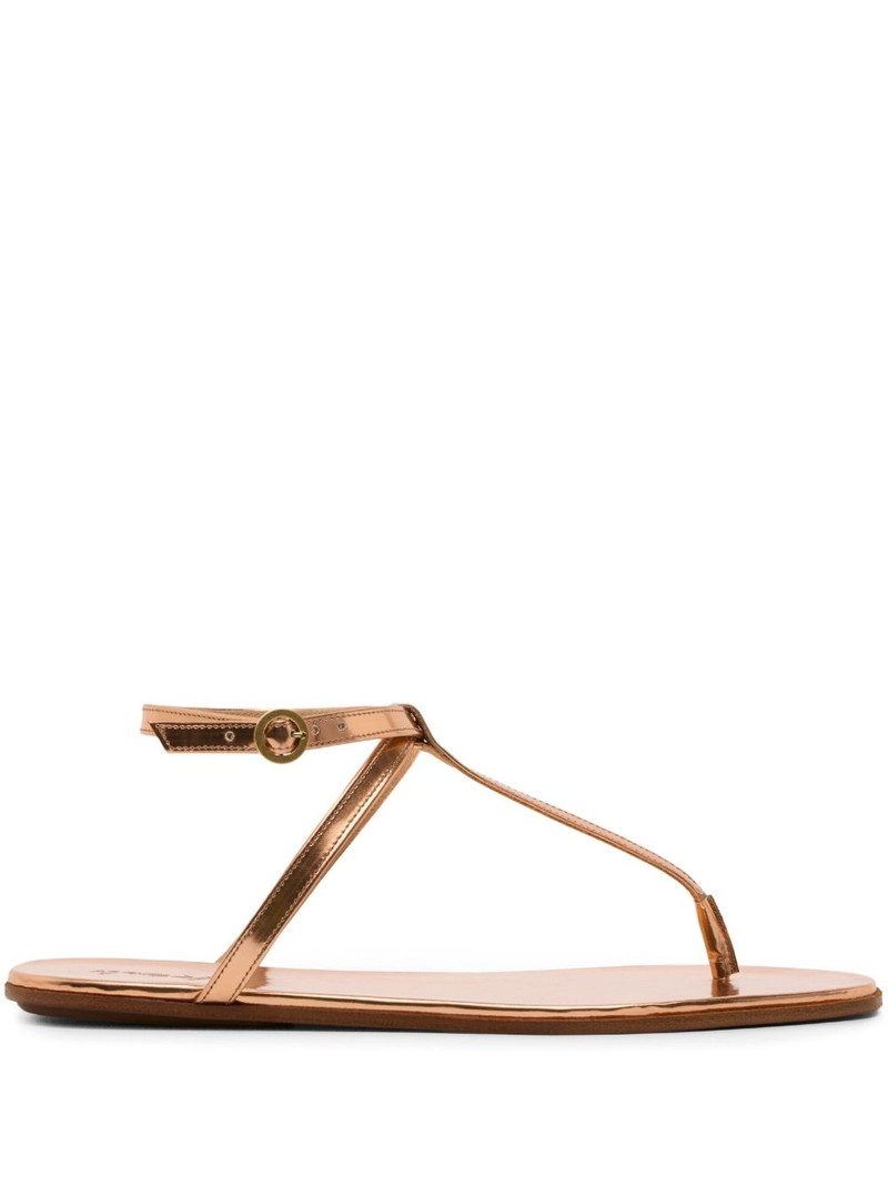 patent-leather sandals 1