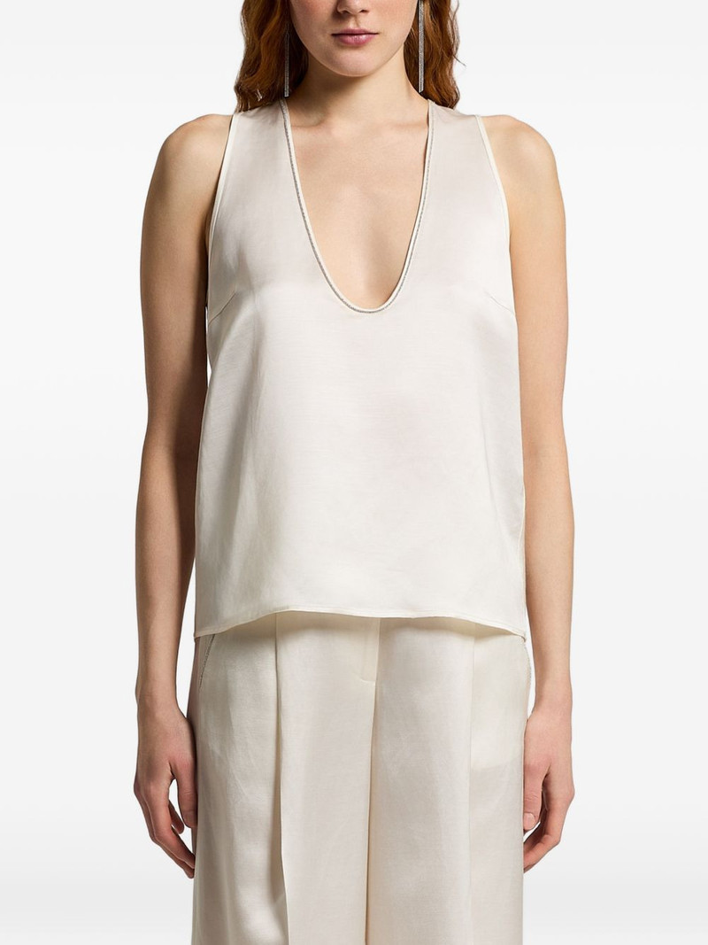 V-neck sleeveless top 1