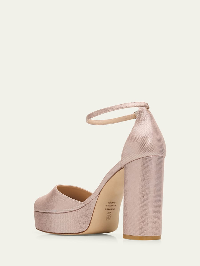 110mm Sabrina Platform Ankle-Strap Sandals 4