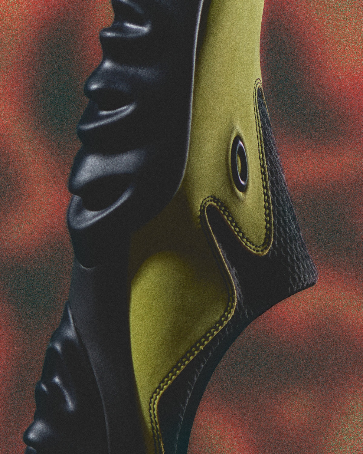 Oakley Factory Team Suede Chop Saw Mule - Celery / Black - 6