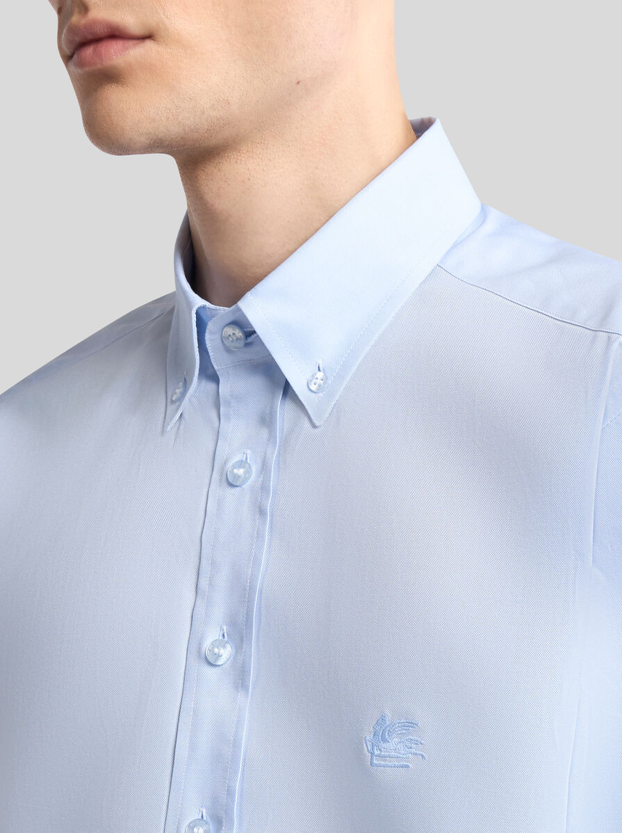 BUTTON-DOWN SHIRT WITH LOGO - 3