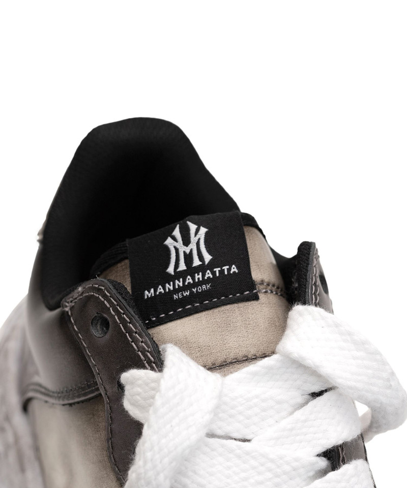 Mannahatta NYC x MMY "WAYNE" OG Sole Brush Off Leather Low-top Sneaker 8
