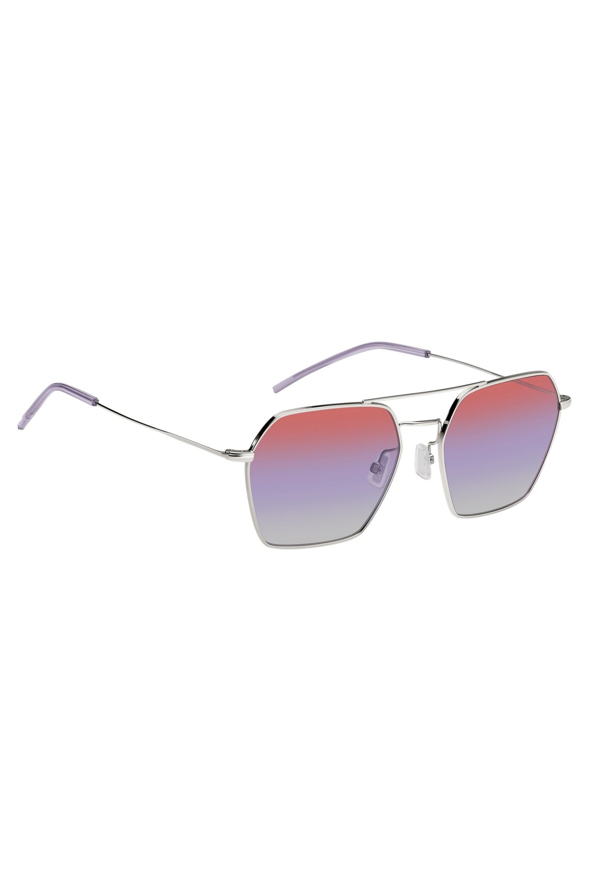 DOUBLE-BRIDGE SUNGLASSES WITH MULTICOLORED LENSES - 4