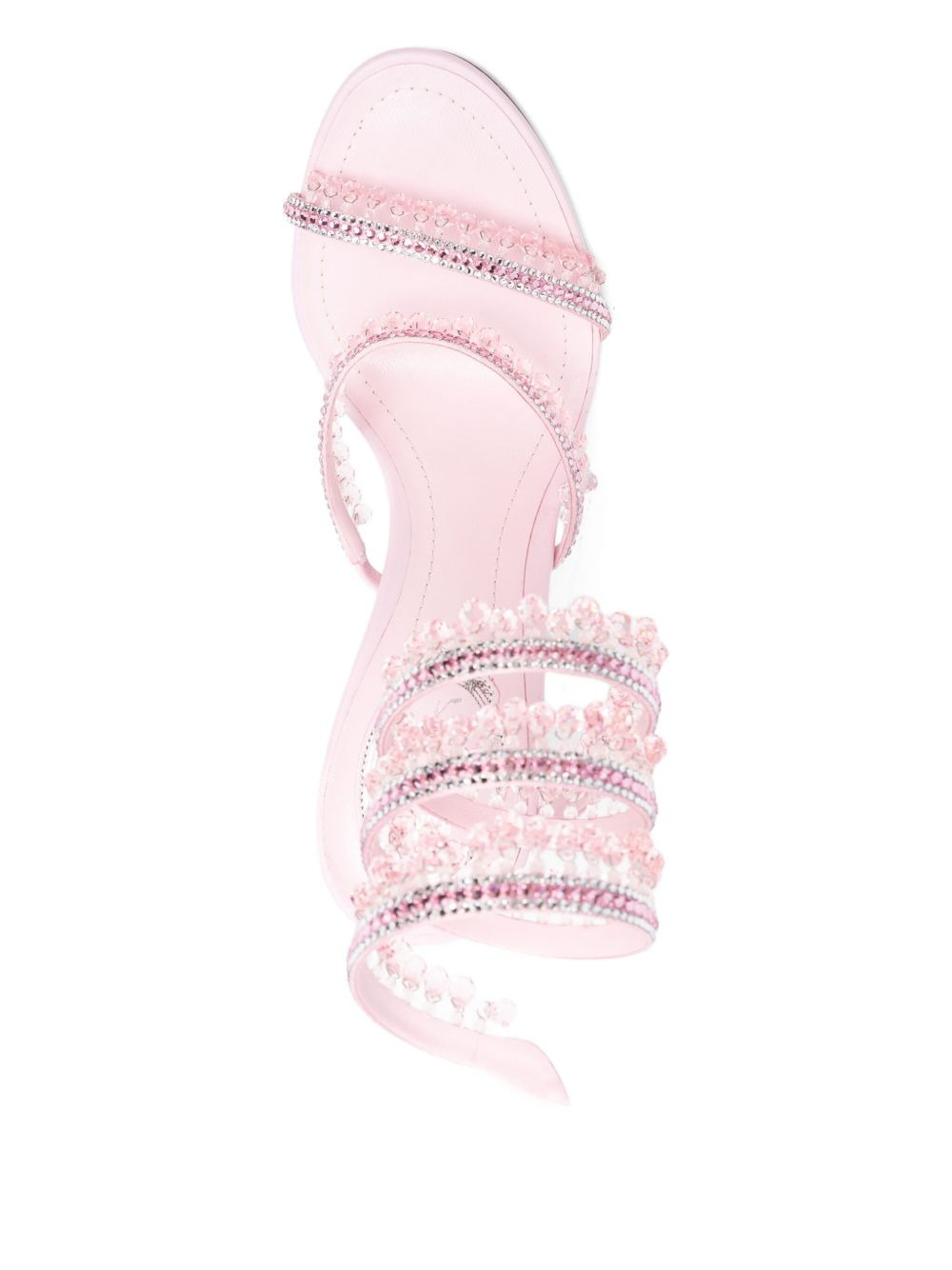 110mm Chandelier crystal-embellished sandals - 4