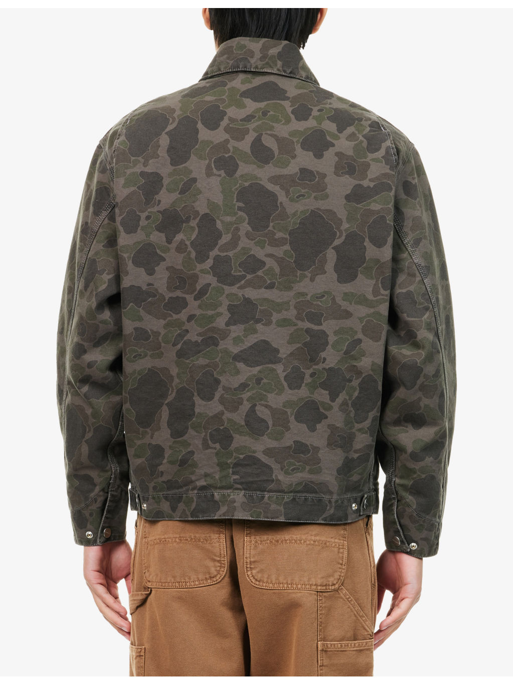 Duck Detroit Camo-Print Denim Jacket - 4