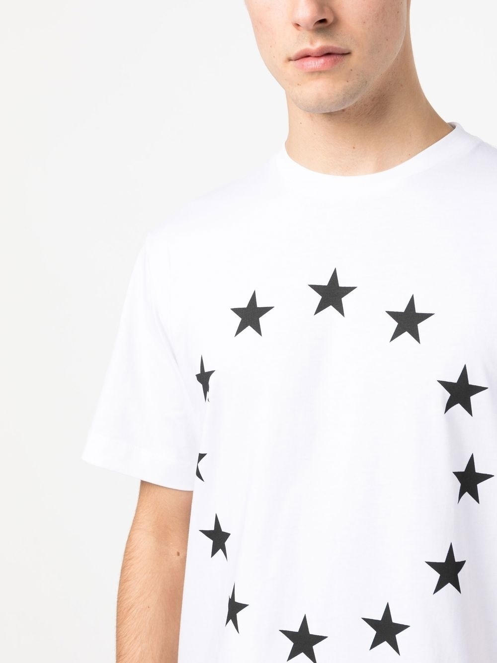 star-print organic cotton T-shirt - 6